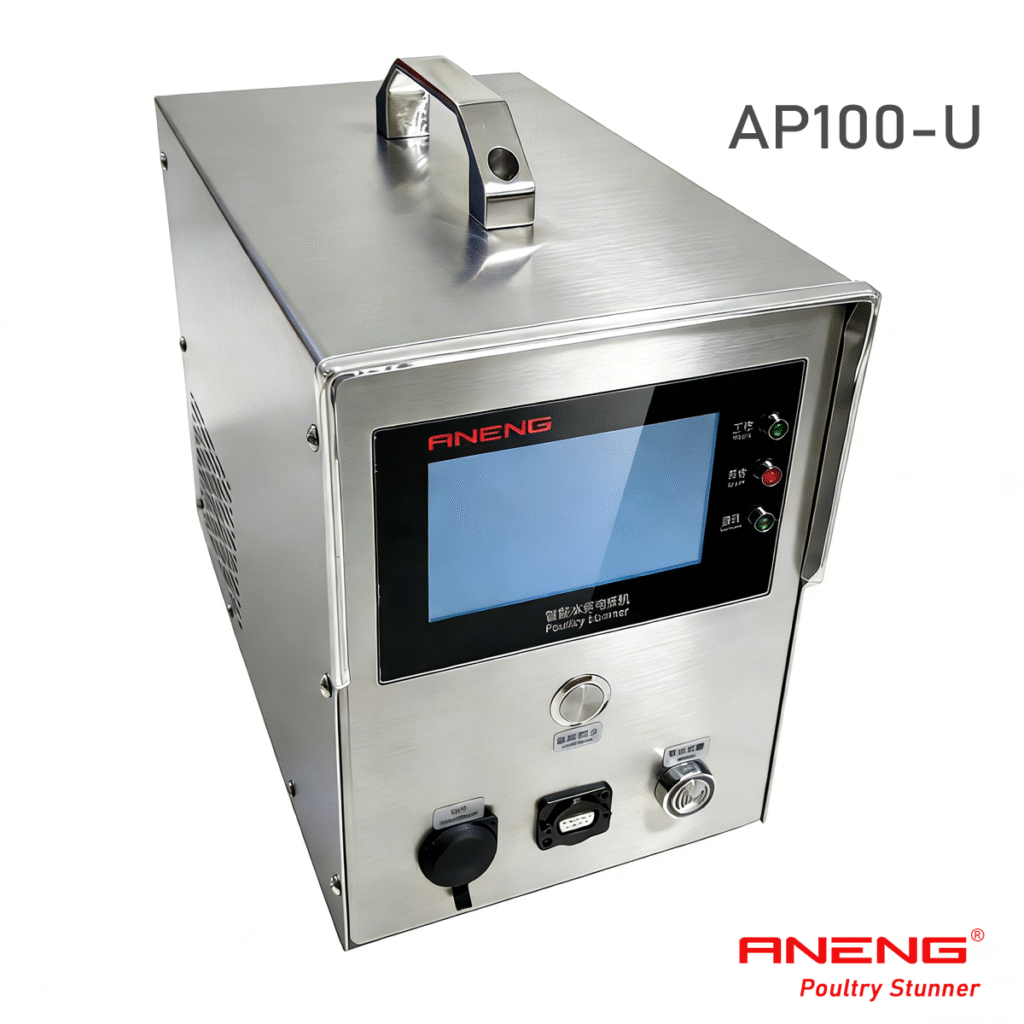 AP100-U poultry stunner system
